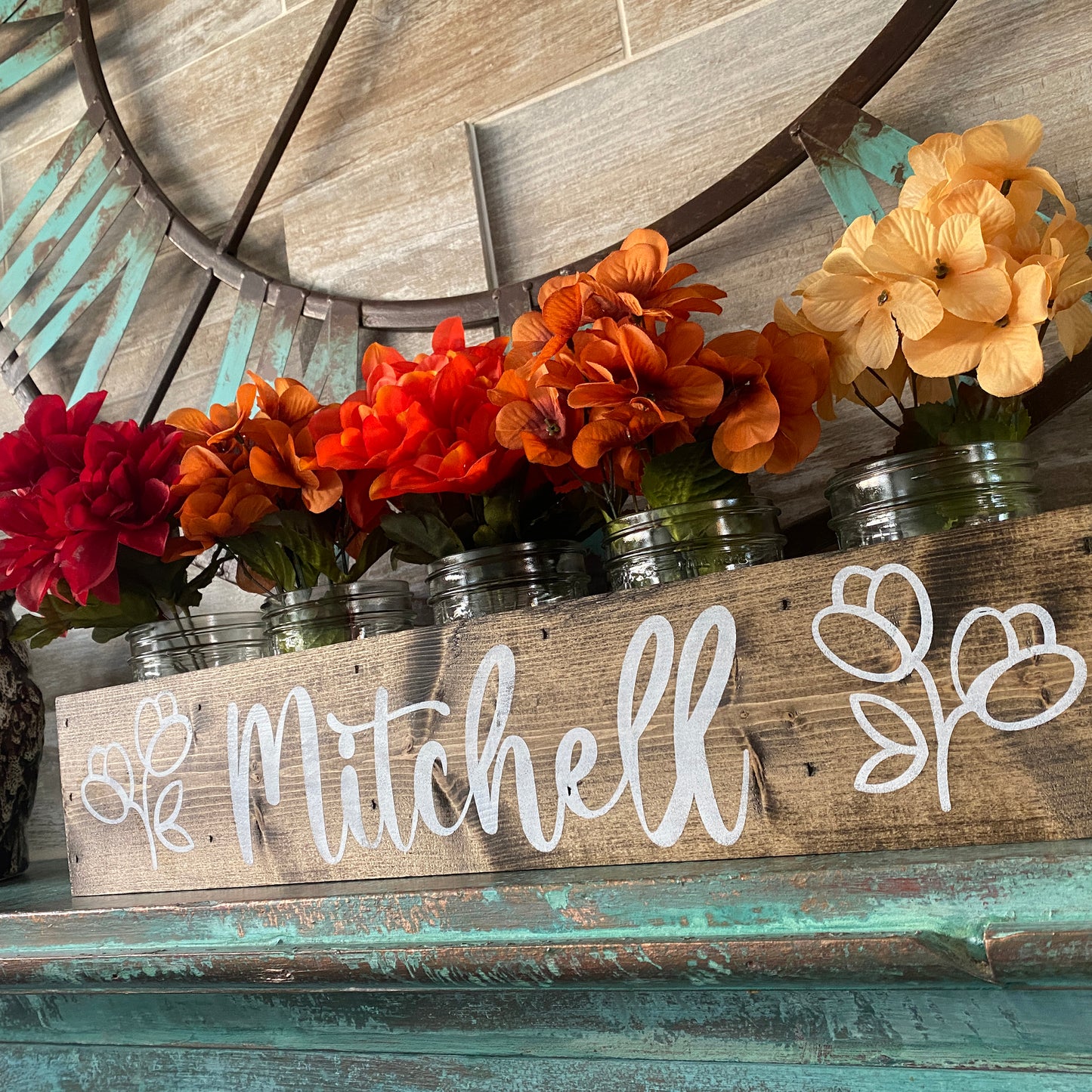 Mason Jar Holder - Personalized