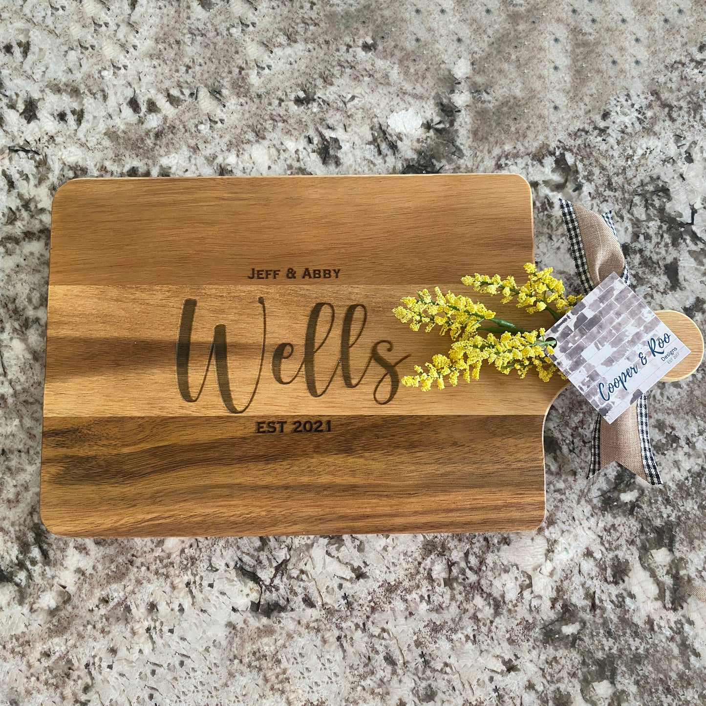 Cutting Board Rectangular Shape - Personalized