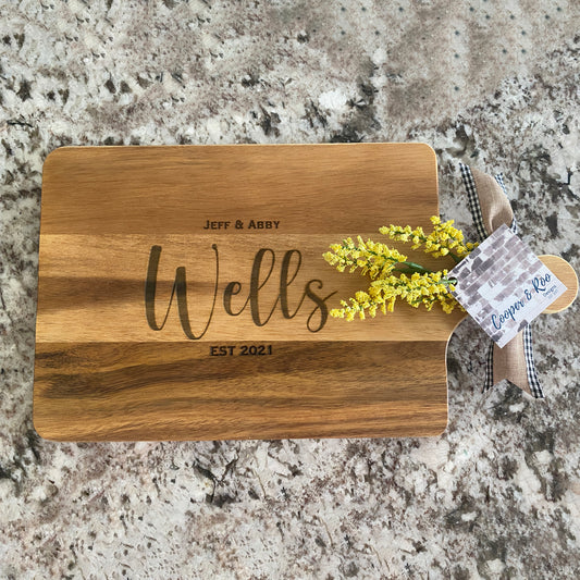 Cutting Board Rectangular Shape - Personalized